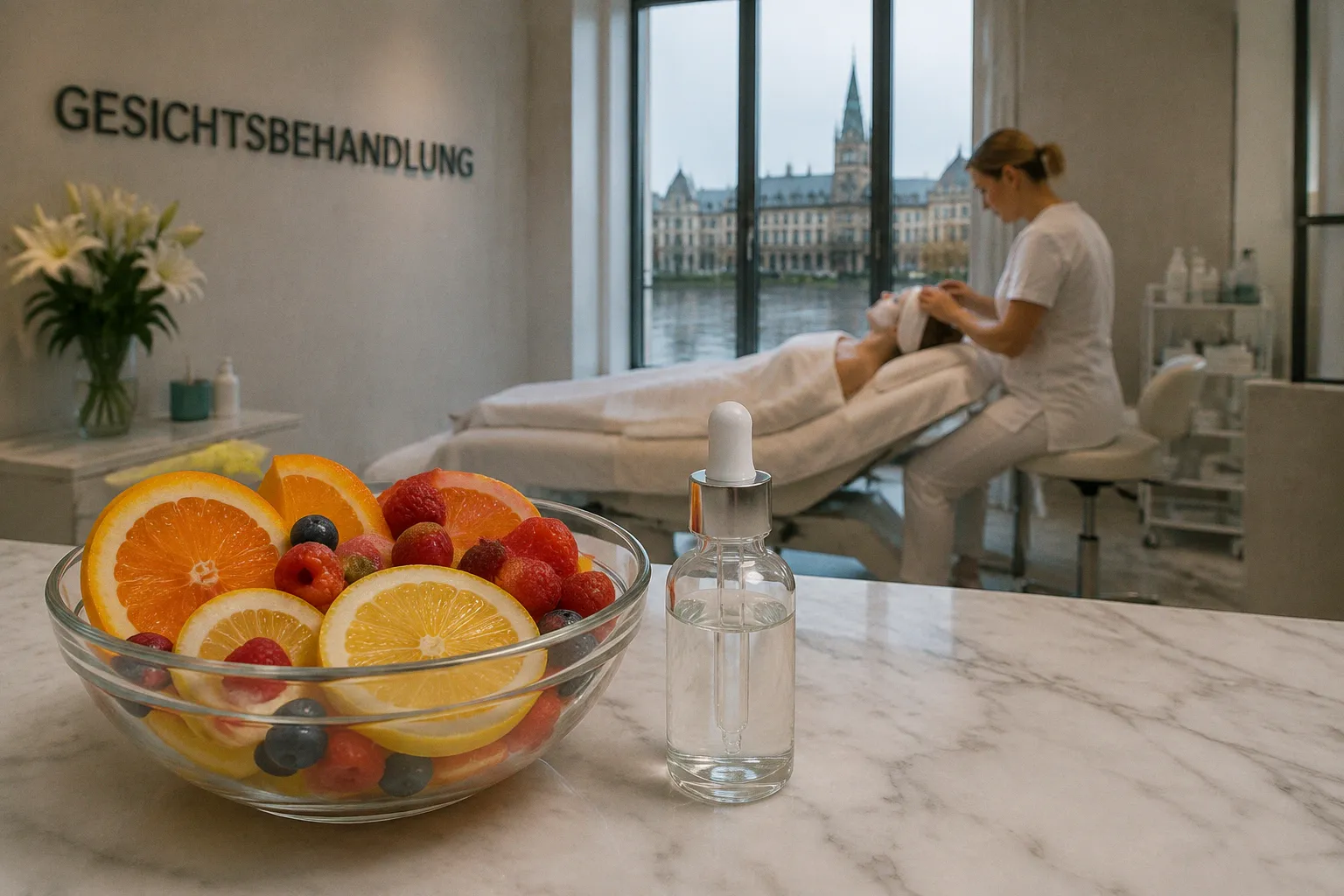Fruchtsäurepeeling im Studio: 4 Phasen zum reinen Teint