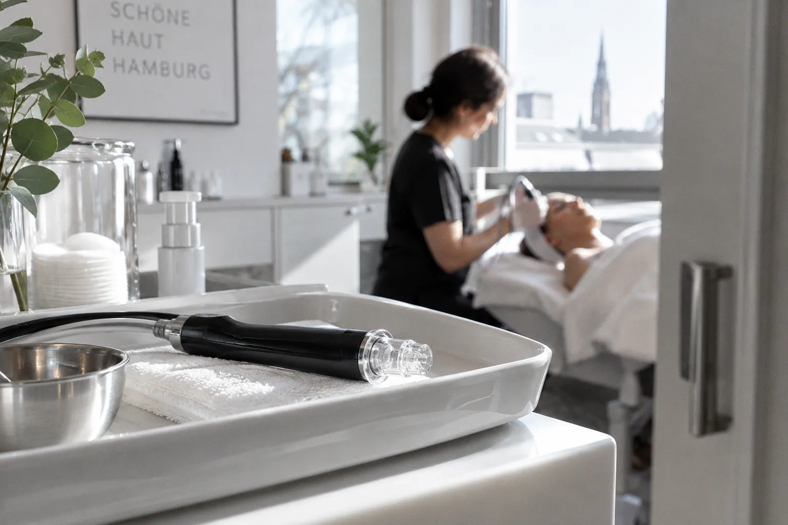 Hydrafacial in Hamburg: Ablauf und Kosten der Tiefenreinigung