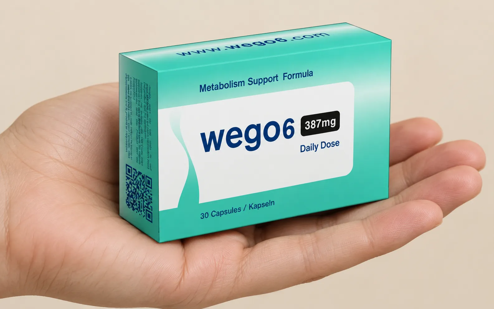 WEGO6 — Verpackung in der Hand