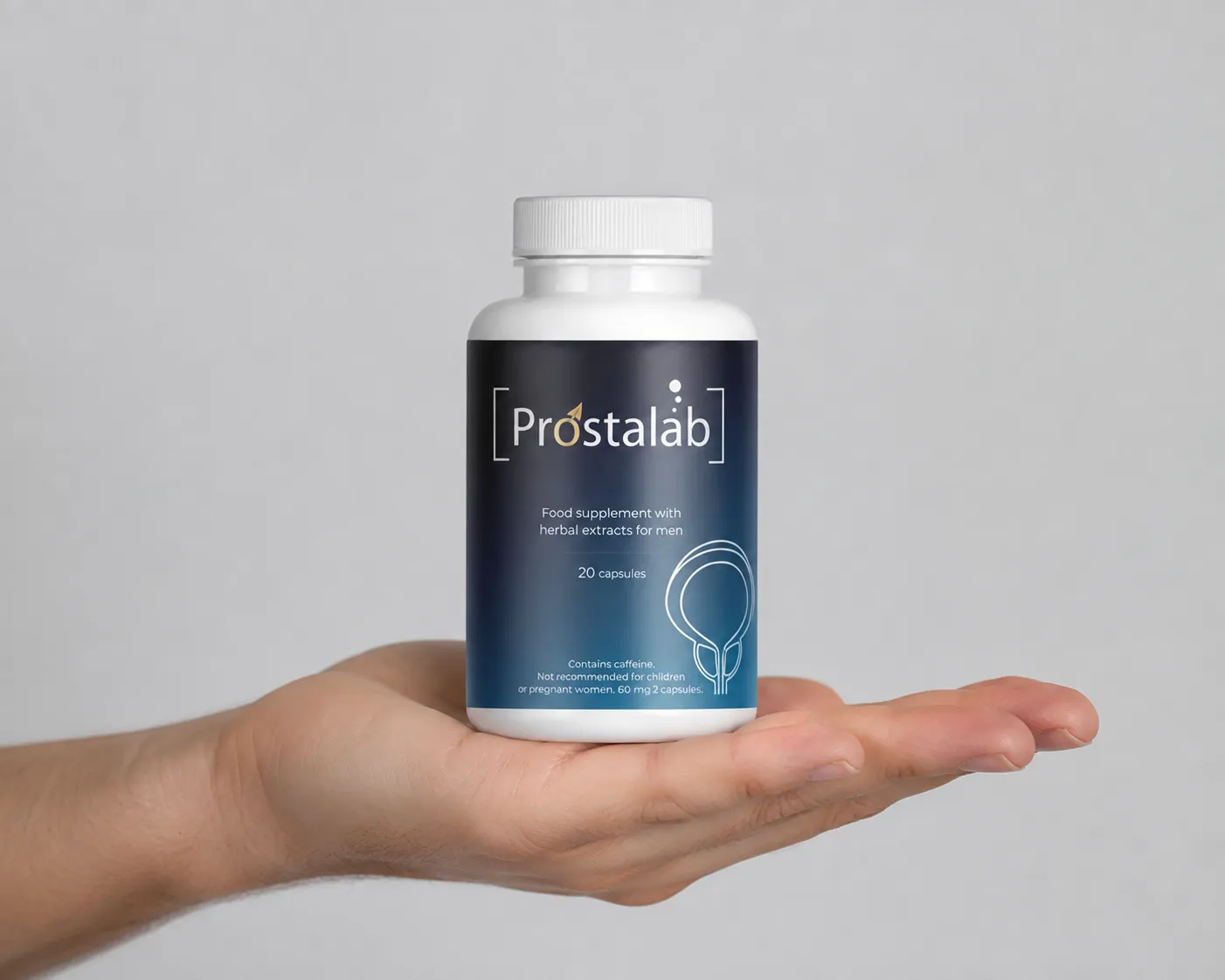 Prostalab — Verpackung in der Hand