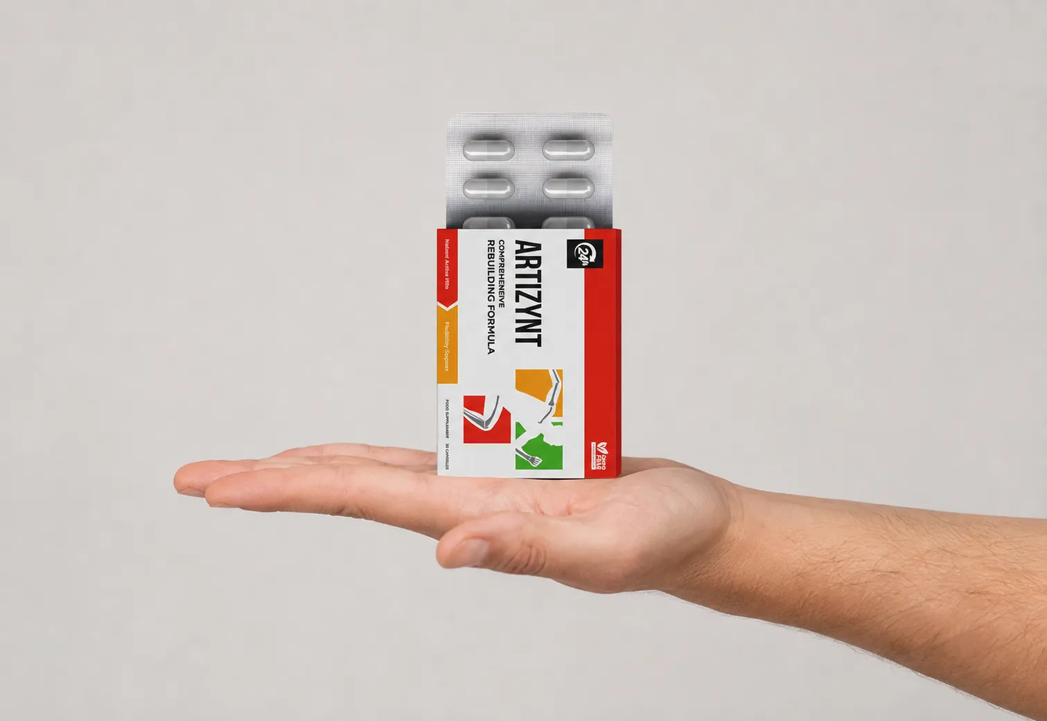 ArtiZynt Capsules Full price + — Verpackung in der Hand