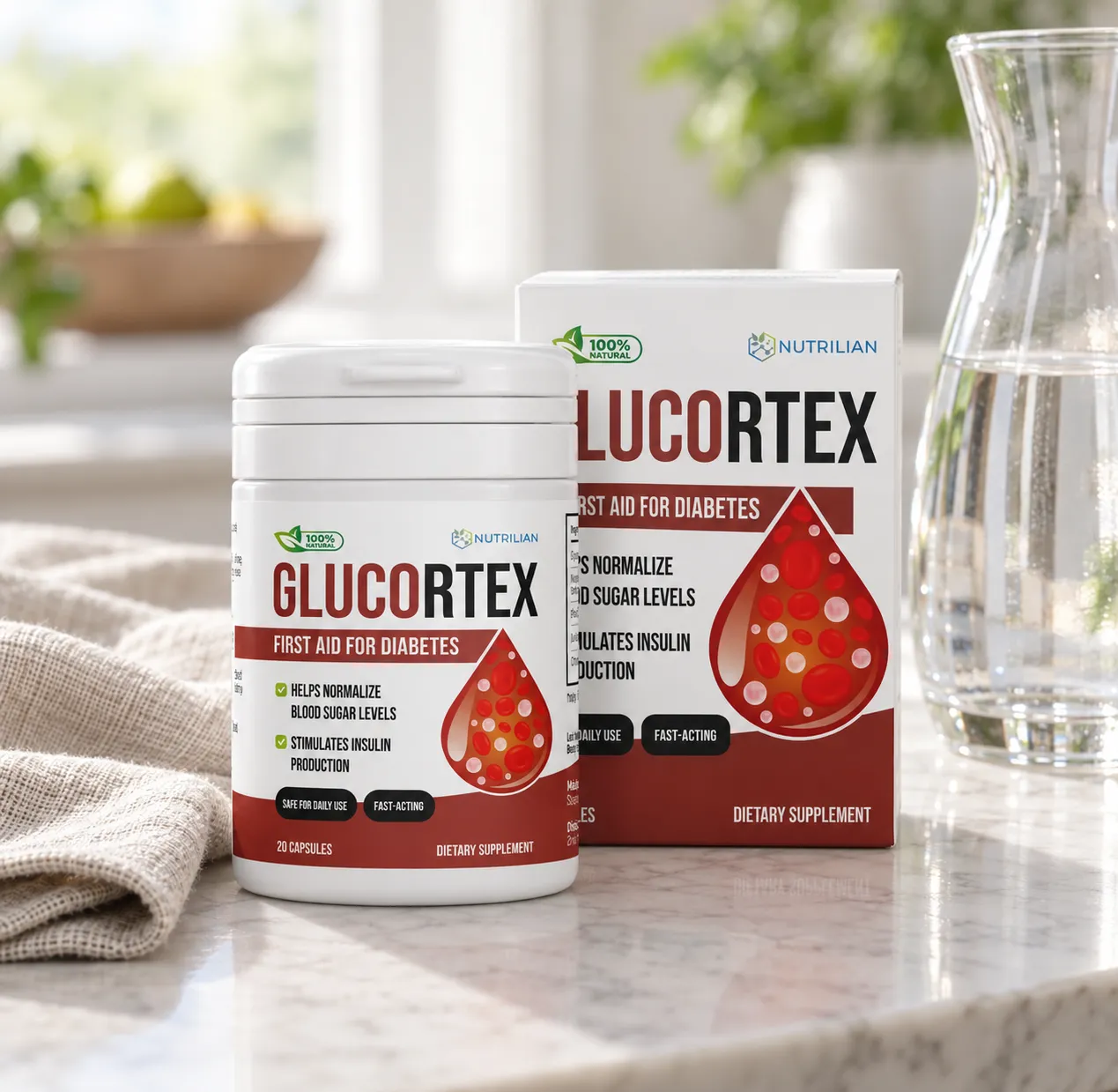 Glucortex — Verpackung im Alltag