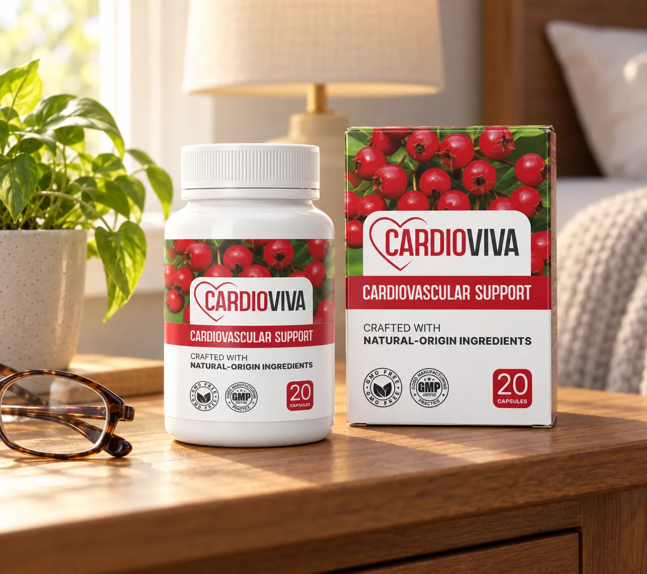 CardioViva — Verpackung im Alltag
