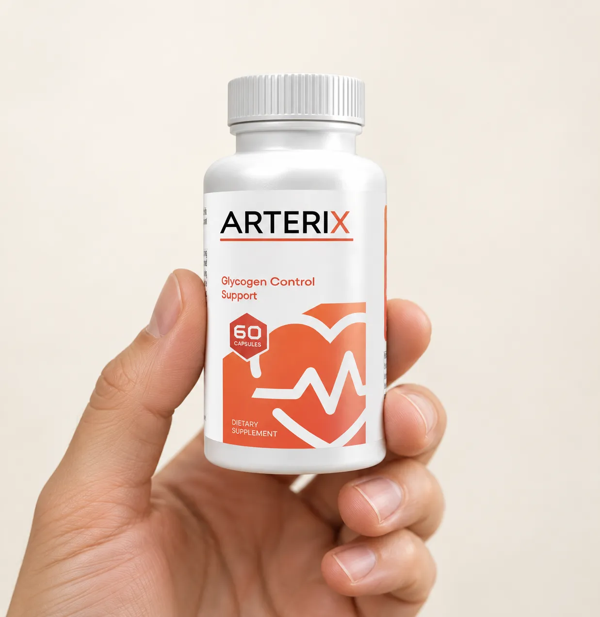 Arterix — Verpackung in der Hand