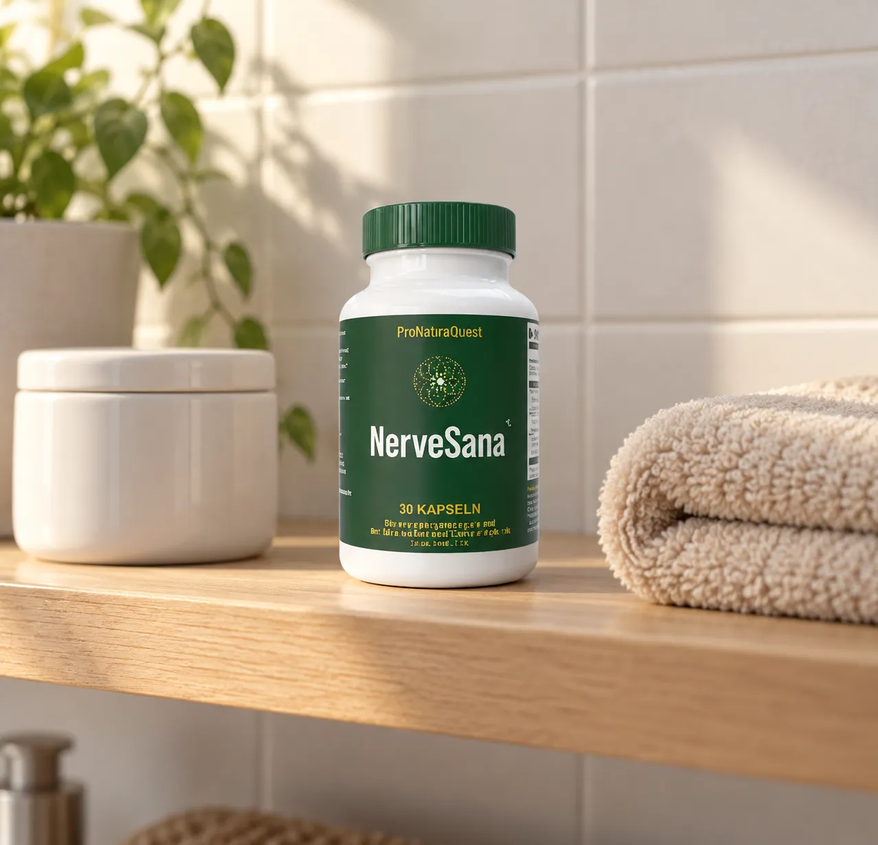 NerveSana — Verpackung im Alltag
