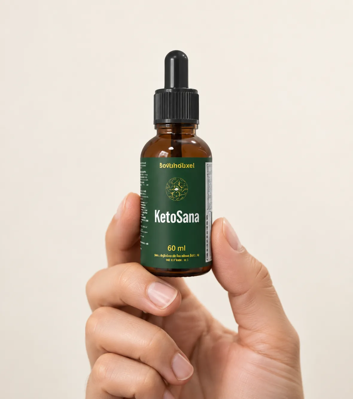 KetoSana — Verpackung in der Hand