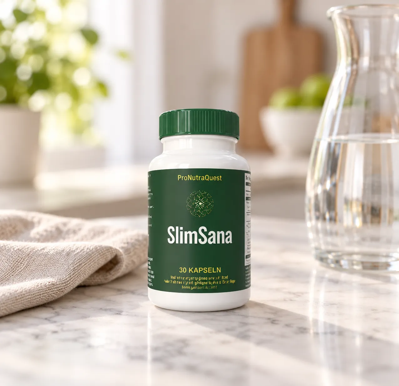 SlimSana — Verpackung im Alltag