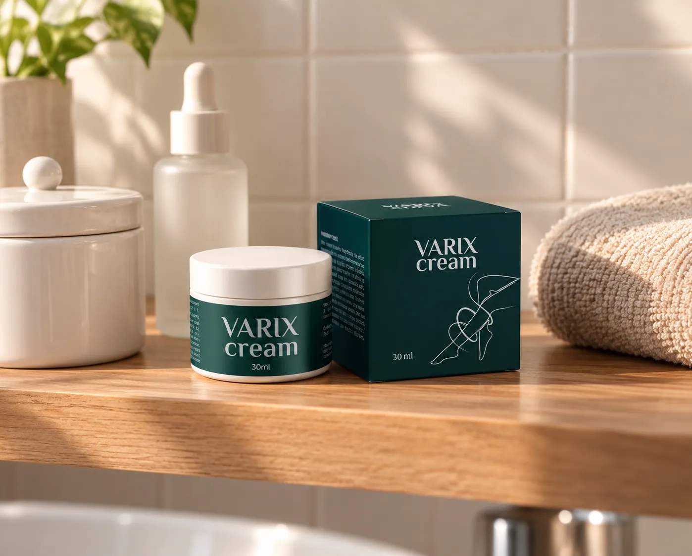 Varix cream — Verpackung im Alltag