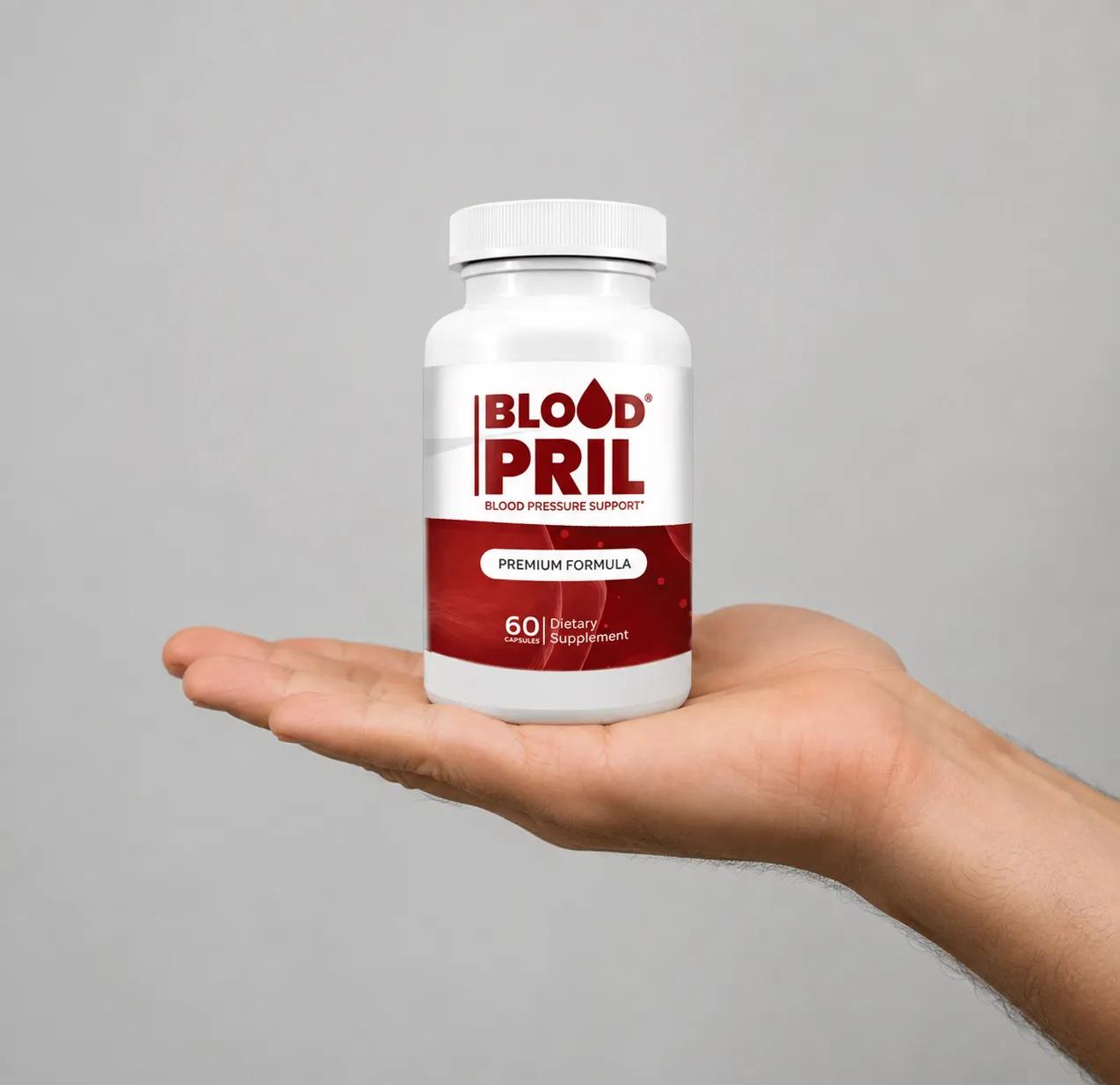 Bloodpril — Verpackung in der Hand