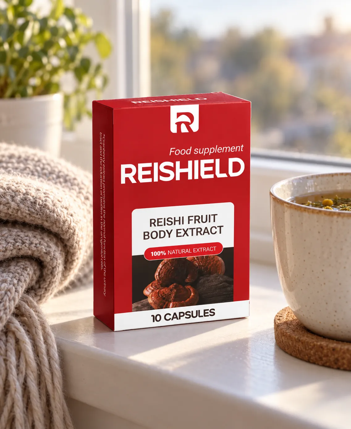 Reishield full price+ — Verpackung im Alltag