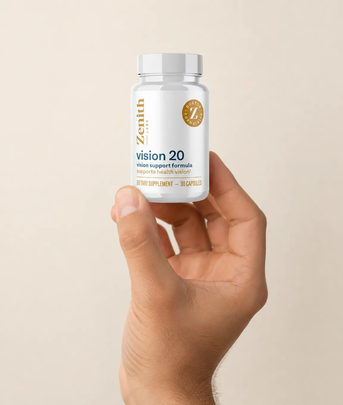Vision 20 — Verpackung in der Hand