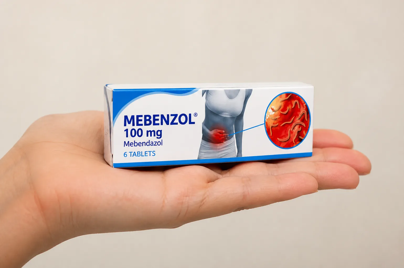 Nemanex — Verpackung in der Hand