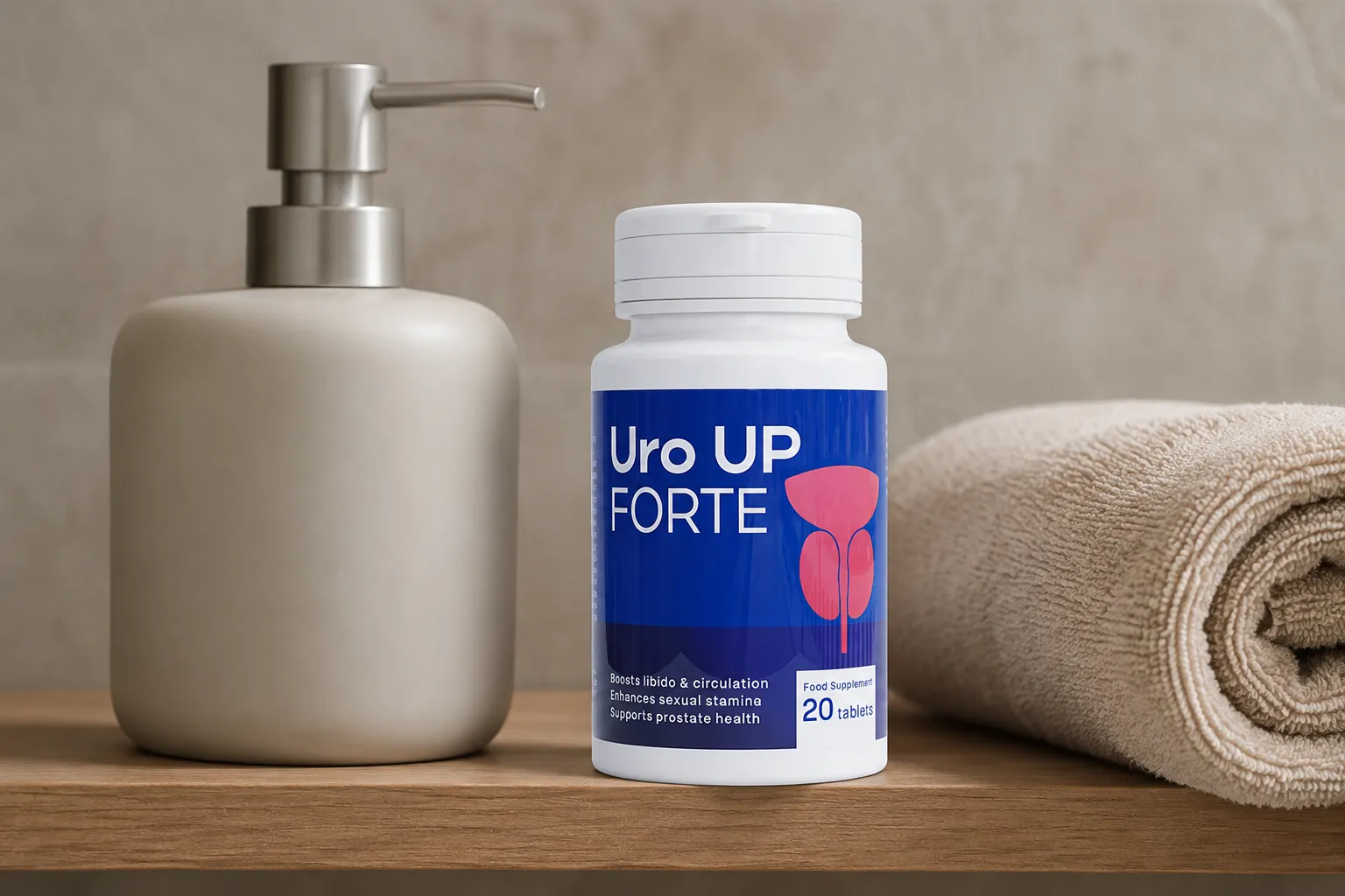 Uro UP Forte — Verpackung im Alltag