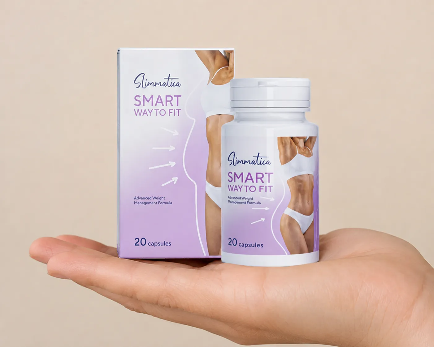 Slimmatica — Verpackung in der Hand