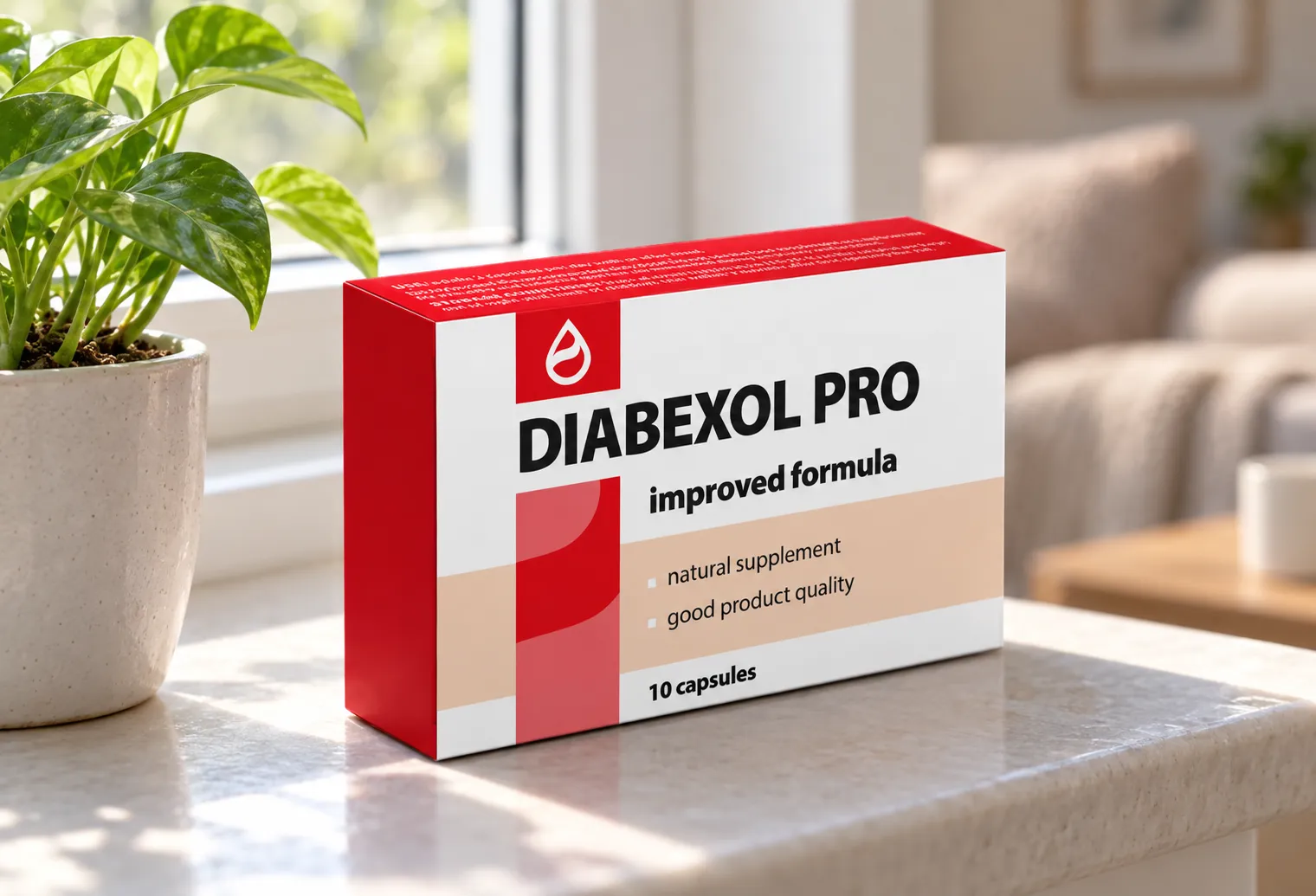 Diabexol Pro — Verpackung im Alltag