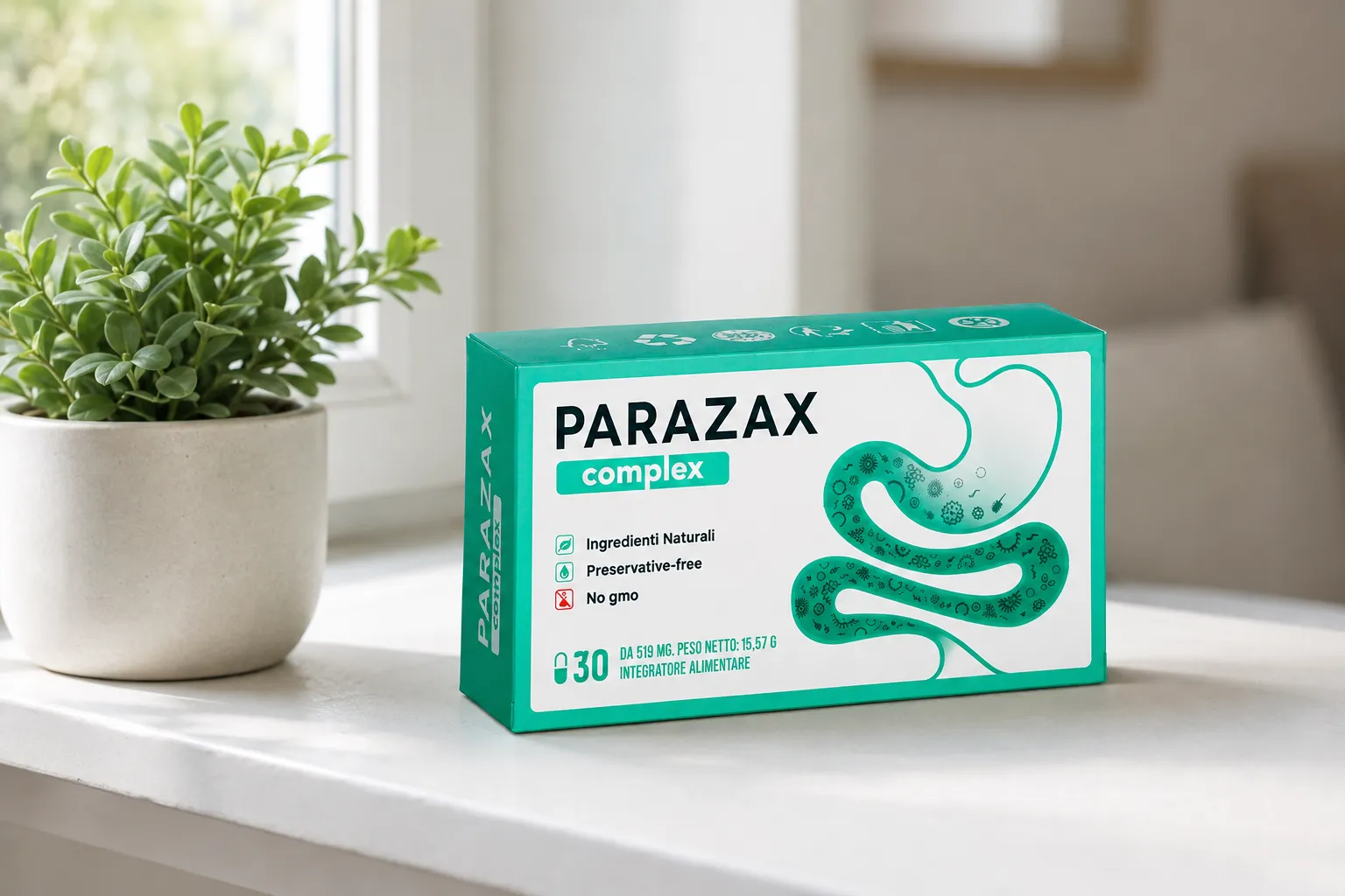 Parazax — Verpackung im Alltag