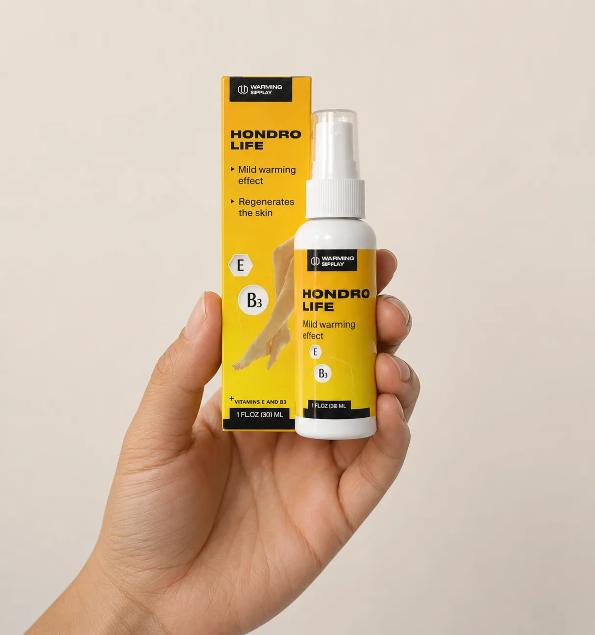 HONDROLIFE — Verpackung in der Hand